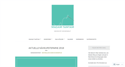 Desktop Screenshot of madamtamtam.com